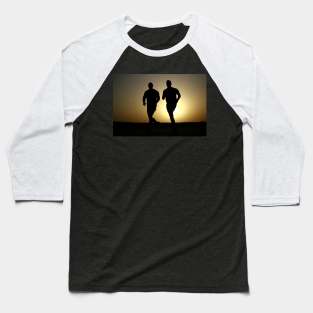 Jogging with friend Baseball T-Shirt